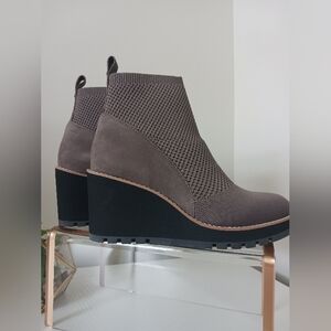 NWT Eileen Fisher - London Knit Wedge Boots